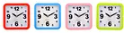 square shape plastic alarm clock